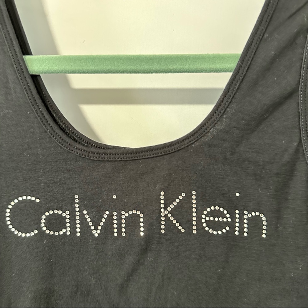 Calvin Klein Rhinestone Tank - Picture 4 of 6